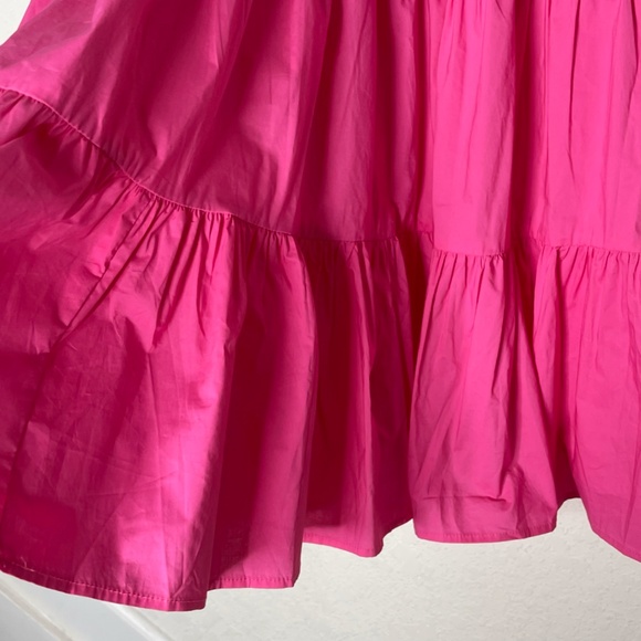 Arula Sweetheart Babydoll Tiered Smocked Dress Size B (18-20) Pink Ribbon Straps - Picture 5 of 13